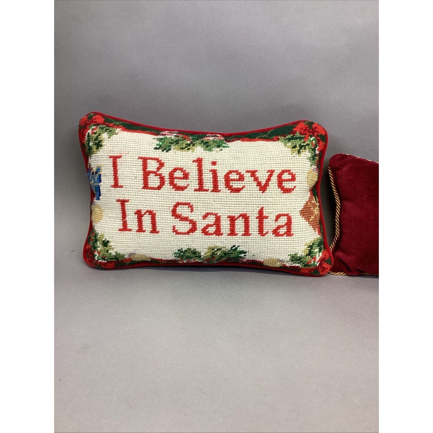 Lot Of 5 Christmas Santa Claus Decorative Pillows