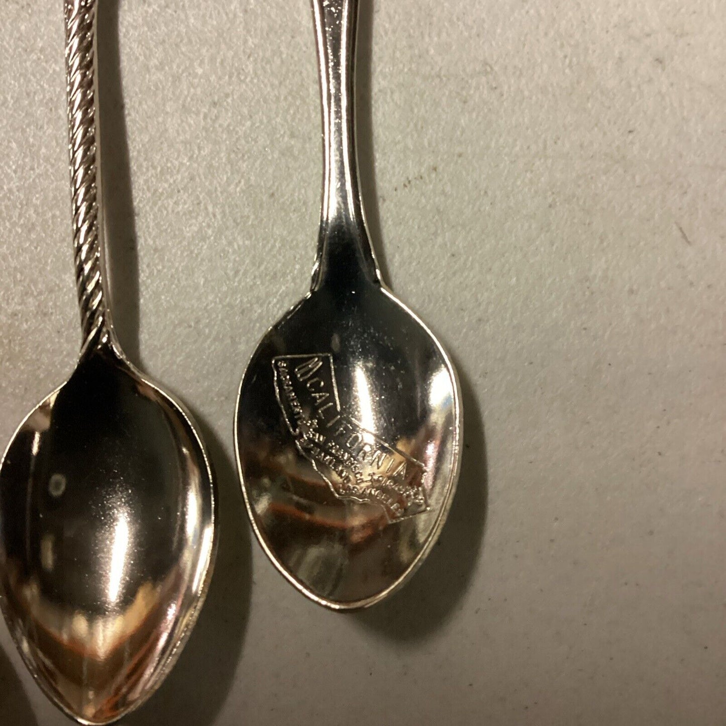 Queen Mary Lot Of 8 Souvenir Ship Spoons