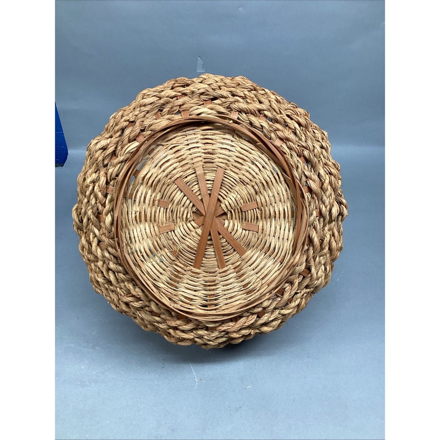 Vintage Woven Basket - 15”Hx11.75”D