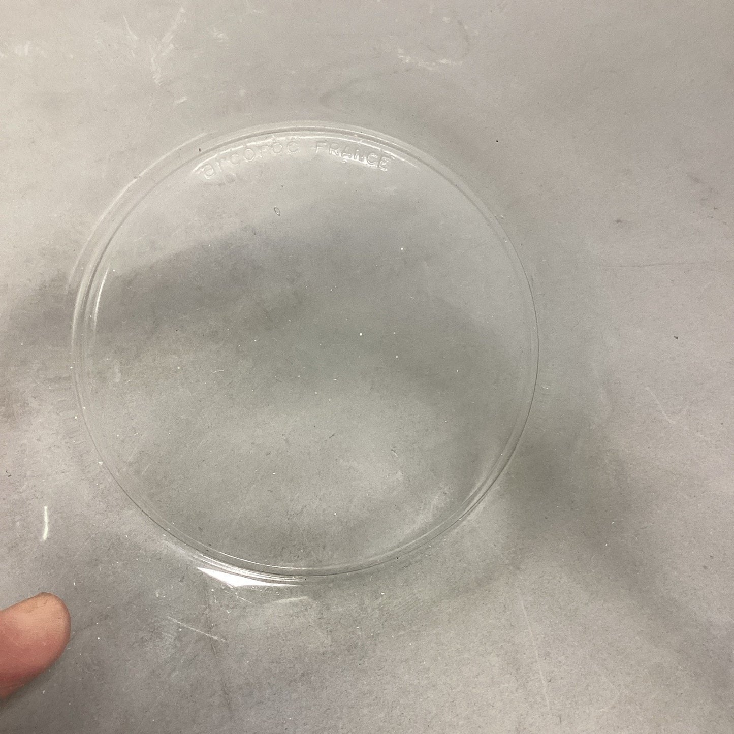Lot Of 2 Clear Glass Arc/Arcoroc Bowls - France