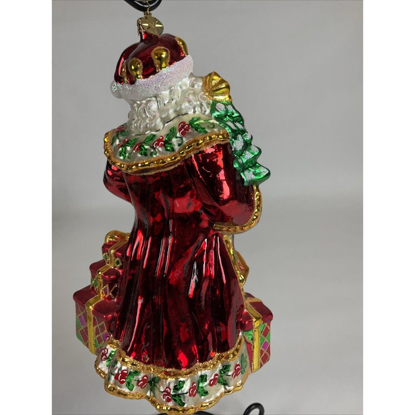 Christopher Radko 2004 Resplendance Santa Limited Edition Ornament & Tags