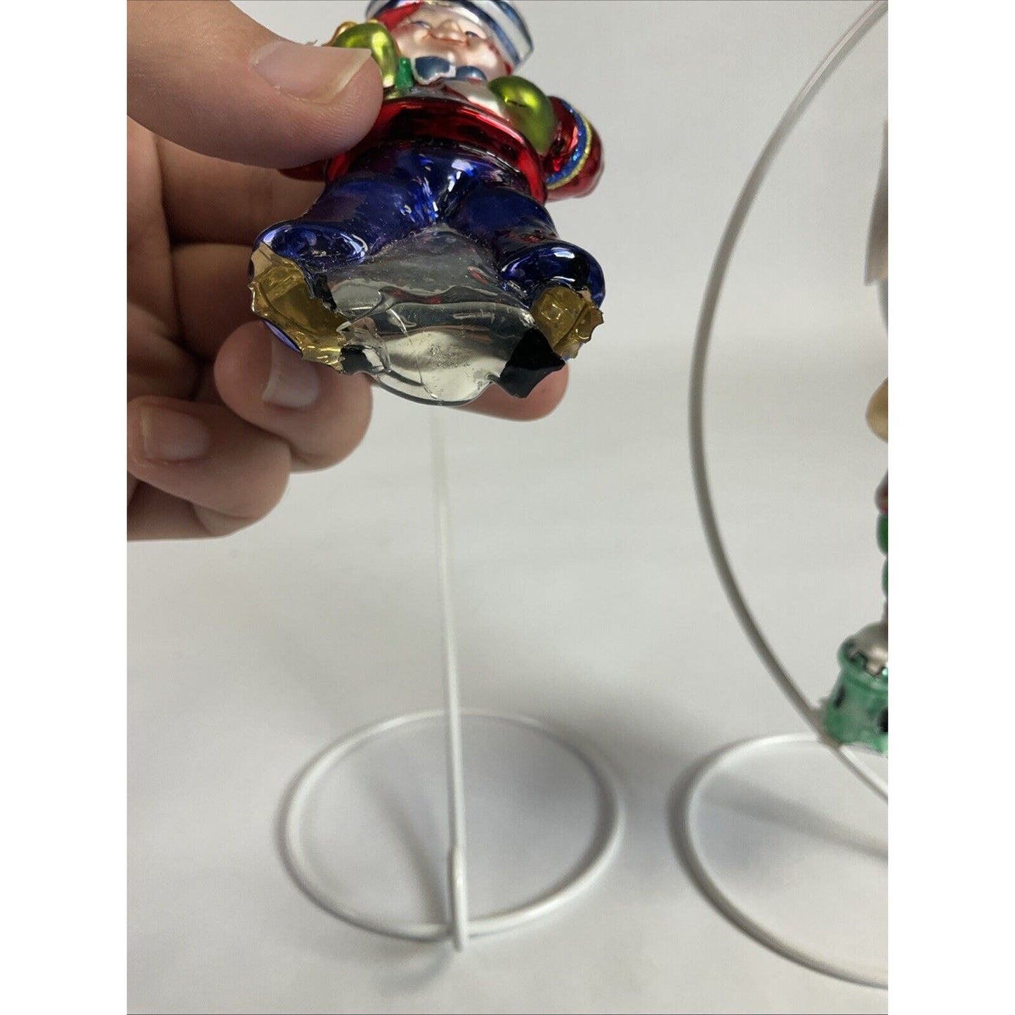 Radko Vintage King Henry VIII + Rags To Romance Boy Christmas Ornaments /Damaged