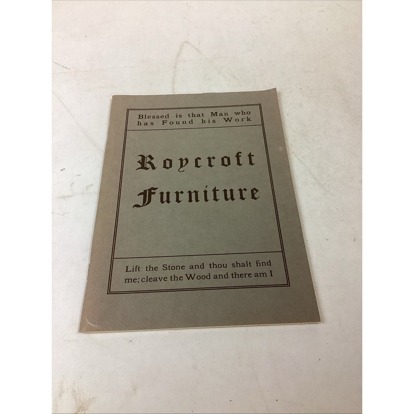Quaint Furniture, Roycroft Furniture And Little Books About Old Furniture