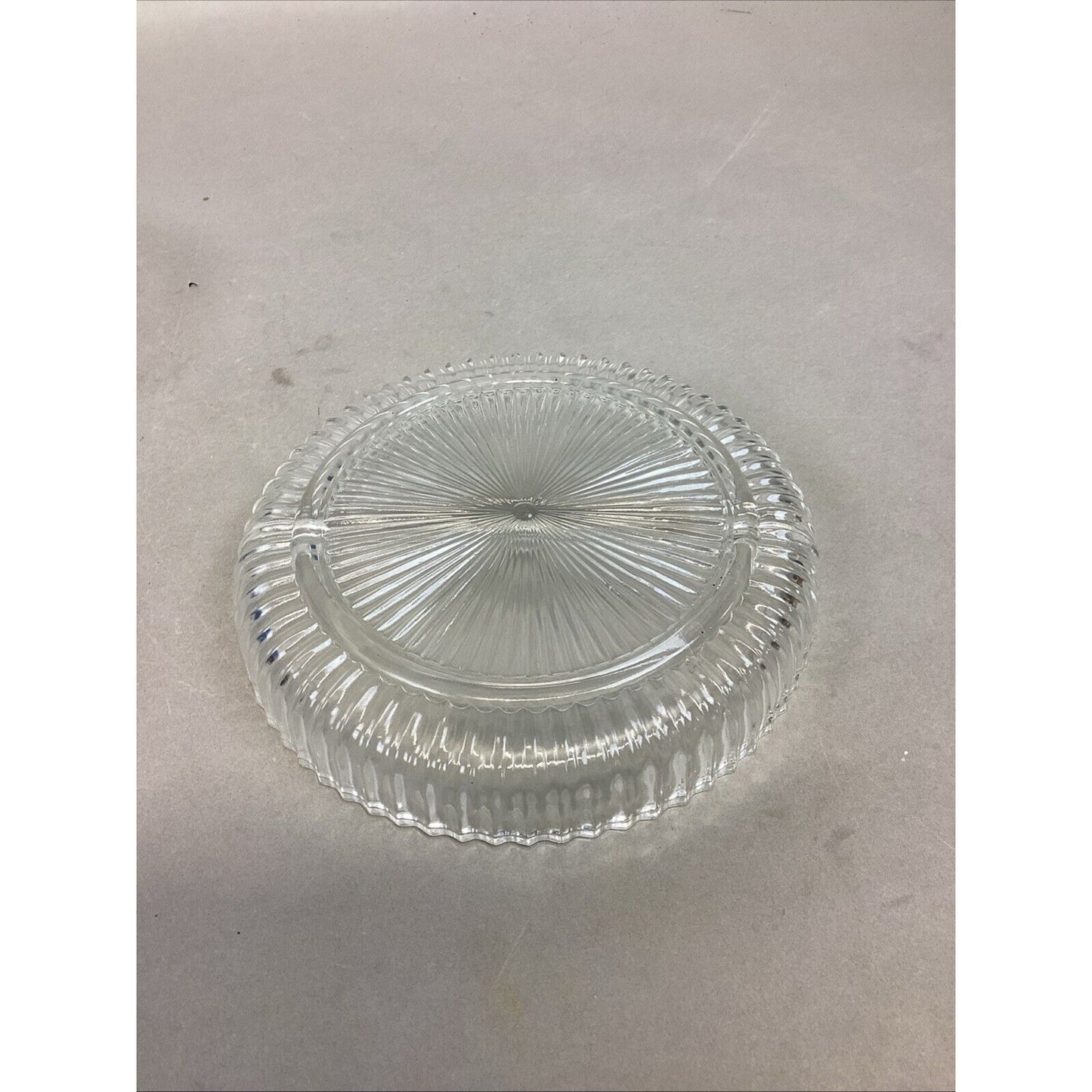 Set Of 2 Anchor Hocking Wexford Small Bowl & Indiana Glass Divided Serving Tray