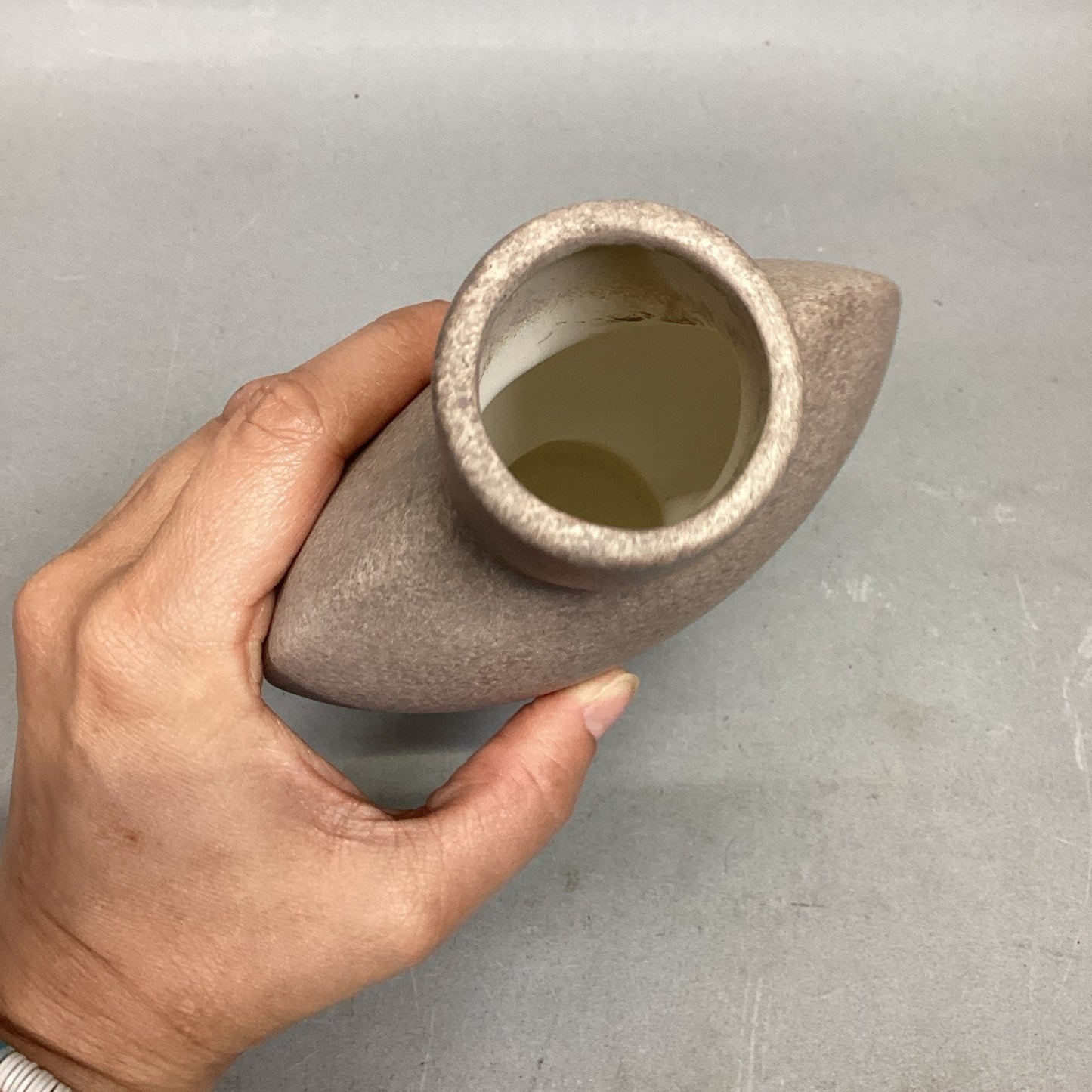 Sphere Vase - Bubl Mini/Taupe #101CP - 7.25”H