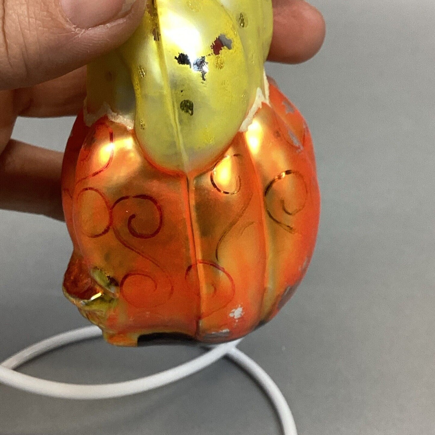 CHRISTOPHER RADKO ALADDIN GENIE W/ LAMP HAND BLOWN GLASS CHRISTMAS ORNAMENT 5.5”