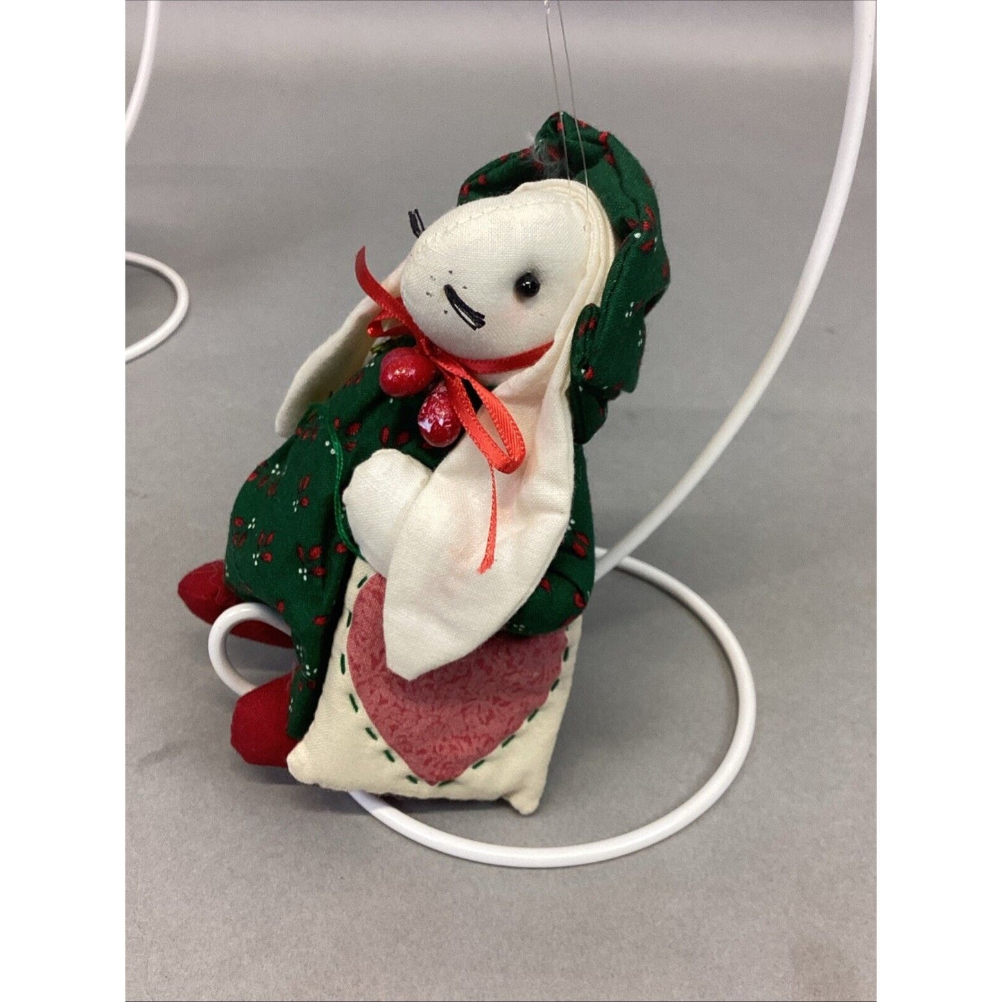 Peter McGregor And Anny McGregor Handcrafted Bunny Ornaments