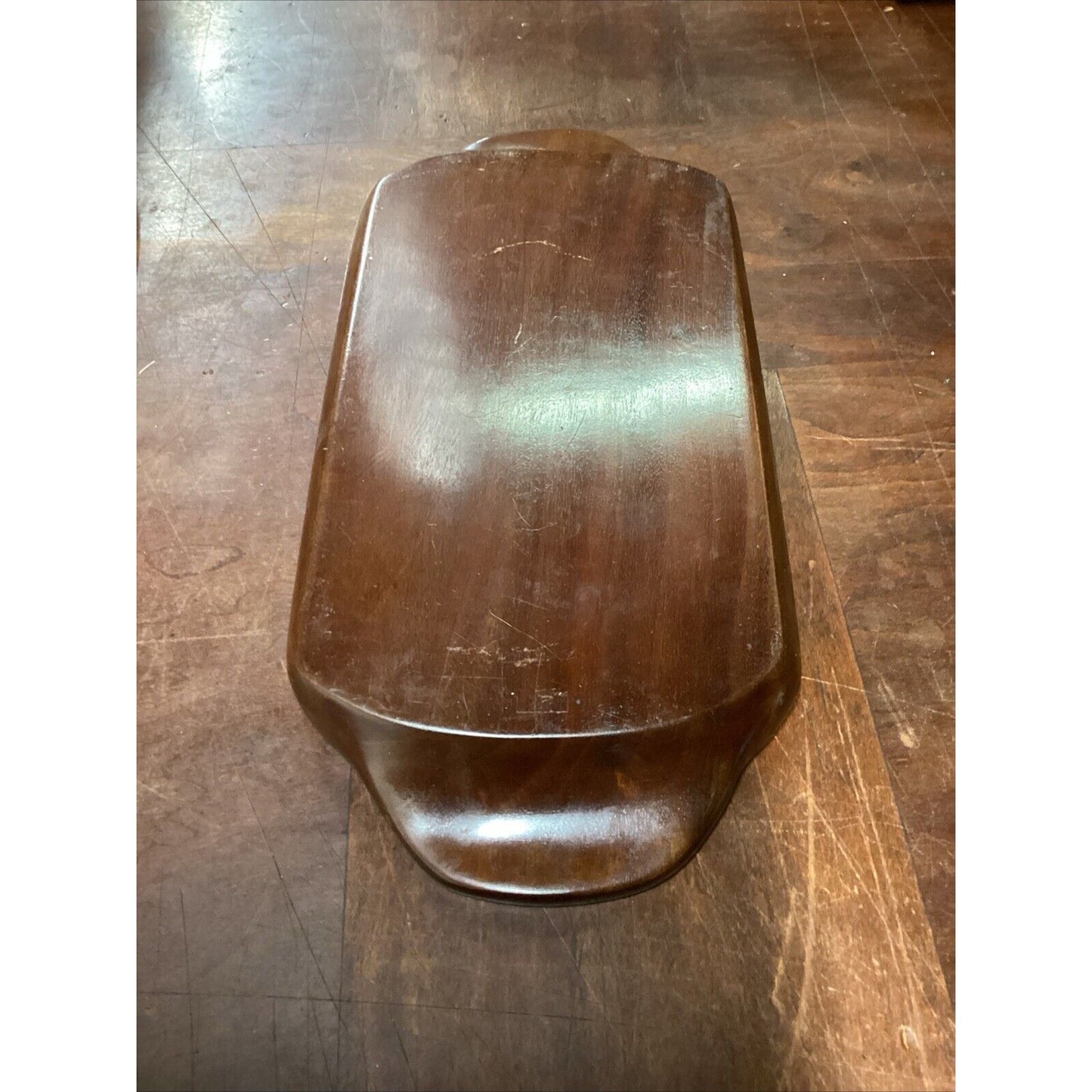 Set Of 3 Vintage Teak Wooden Bowl, Pea Pod Bowl & Serving Tray