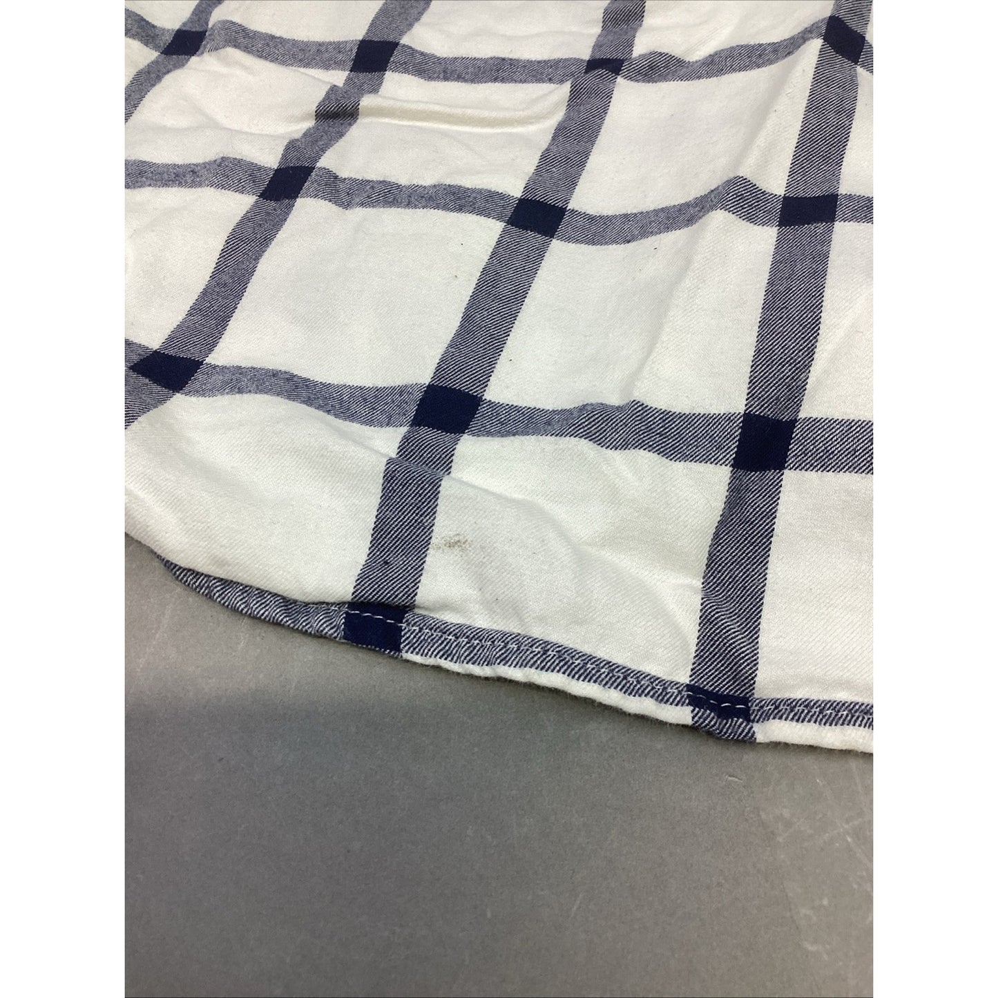 J. Crew Classic Button Down White With Blue Stripes Shirt - Women’s Size 8