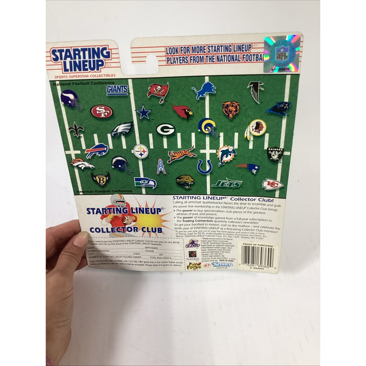 Starting Line Up 1995 Jerry Rice & 1997 Dan Marino Action Figures