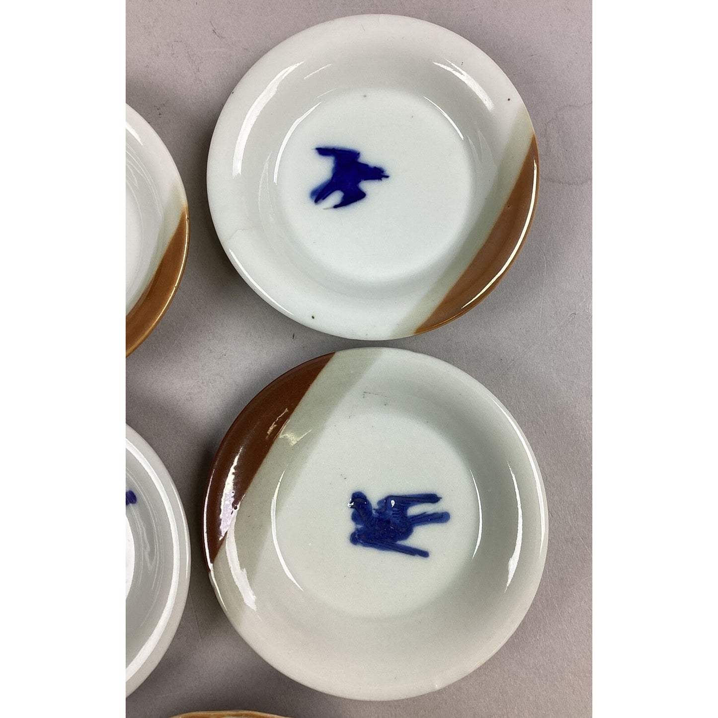 Set Of 7 Vintage Chinese Hand Painted Porcelain Dishes/Bowls