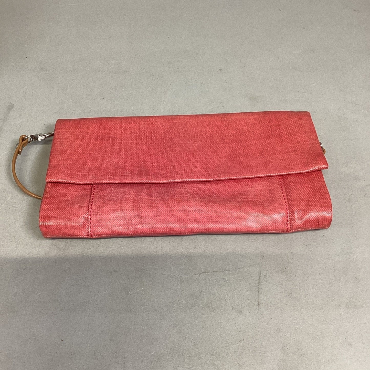 Kenneth Cole Genuine Leather Coral Purse Wristlet Clutch