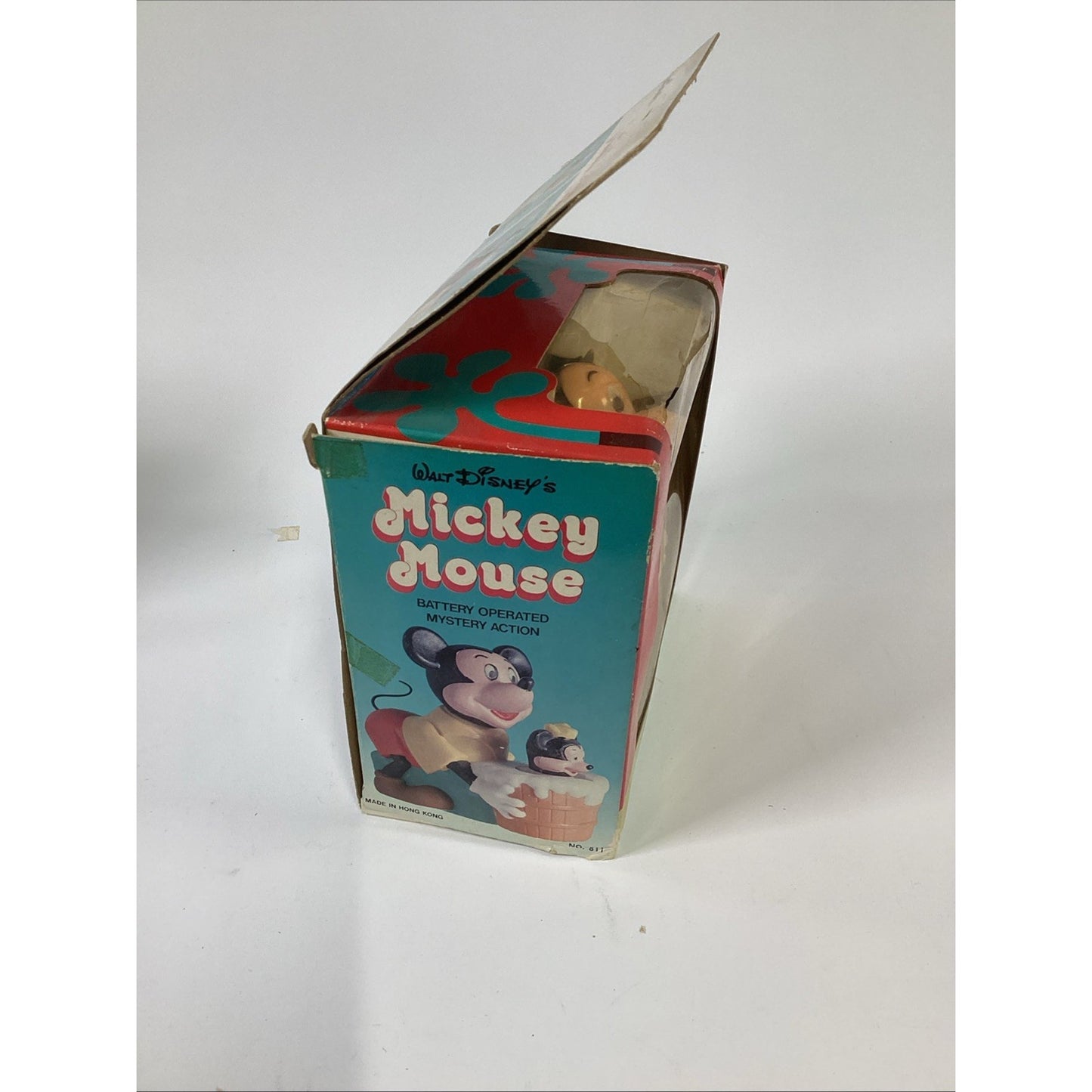 Lot Of 2 Vintage NOS 1970’s Disney Toys W/ Mystery Action - Mickey & Donald Duck