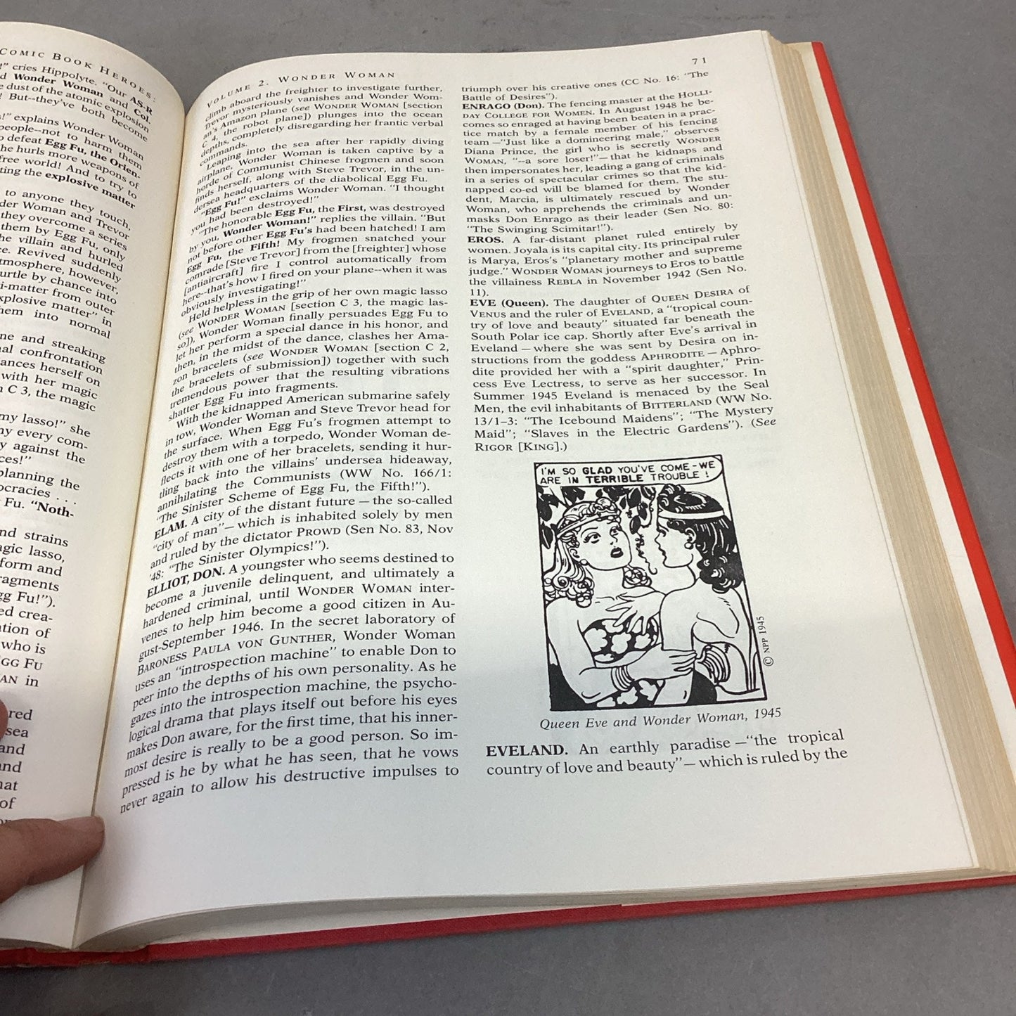 The Encyclopedia of Comic Book Heroes - 500 Entries - 1976 - Hardcover - 253 Pgs