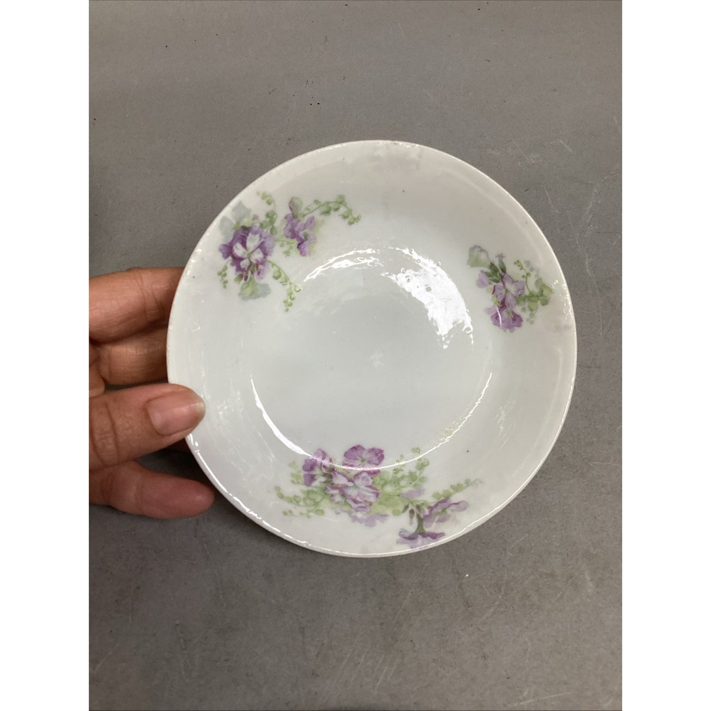 Set of 20 Limoges France Lavender Floral Plates/Bowls/Saucers