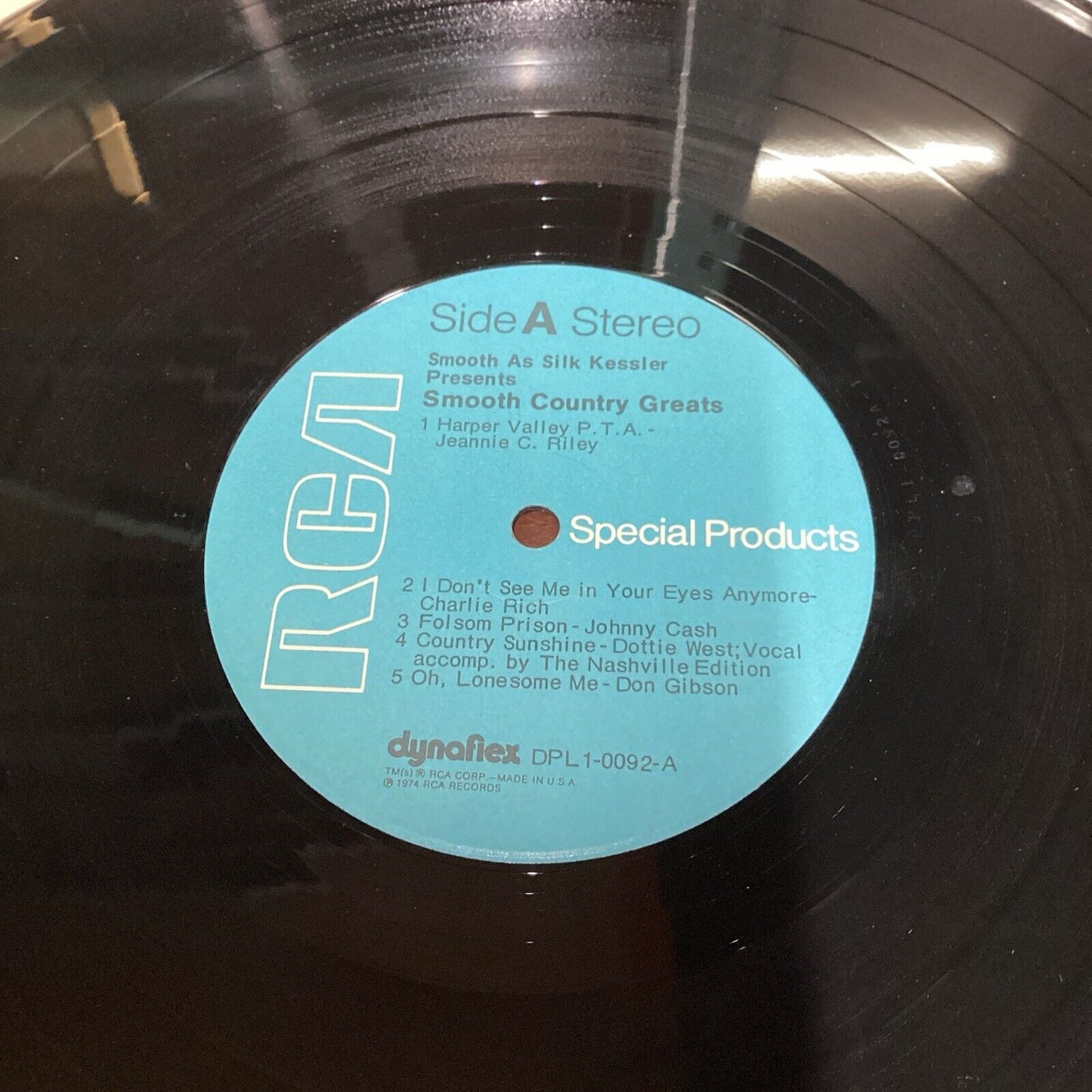 Smooth Country Greats & Galaxy Of Golden Hits LP Record
