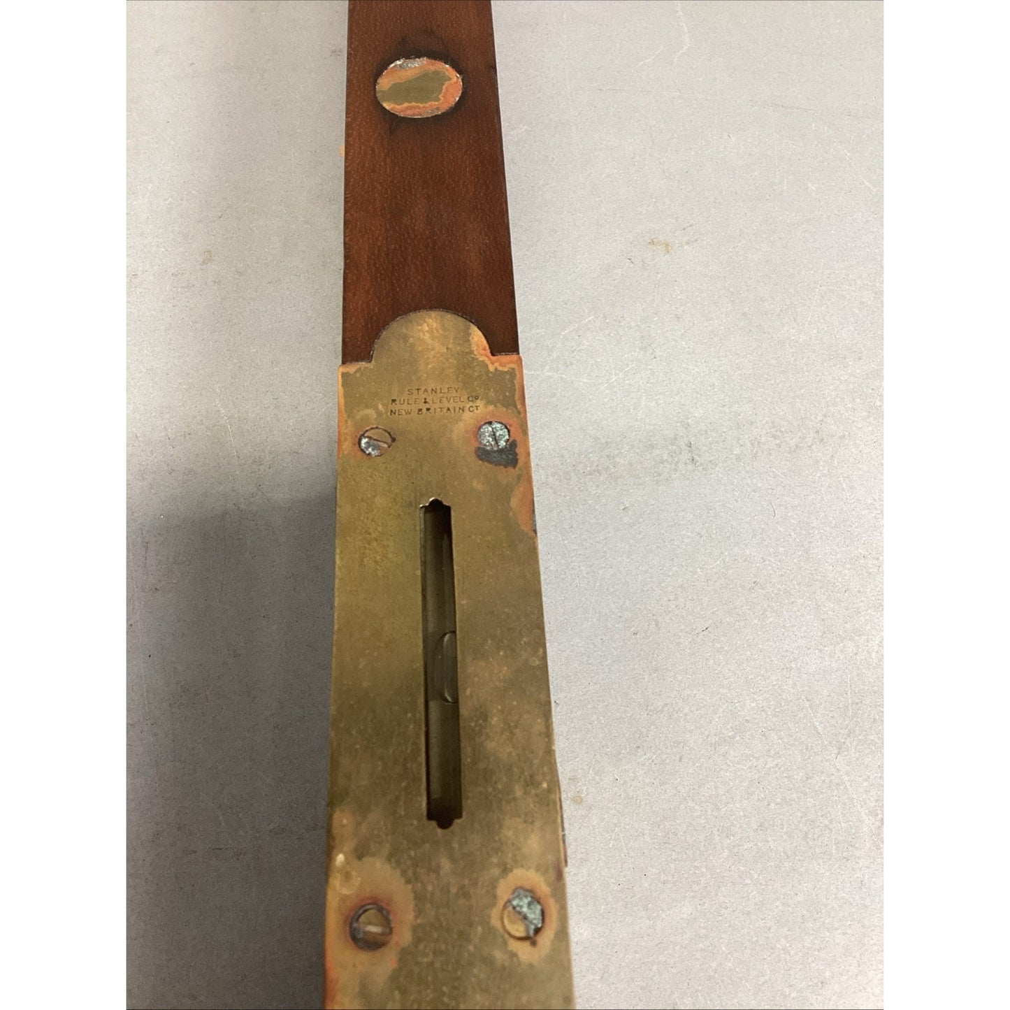 Stanley Rule & Level Co - Wood And Brass Level - 25 5/8”L - New Britain, CT.