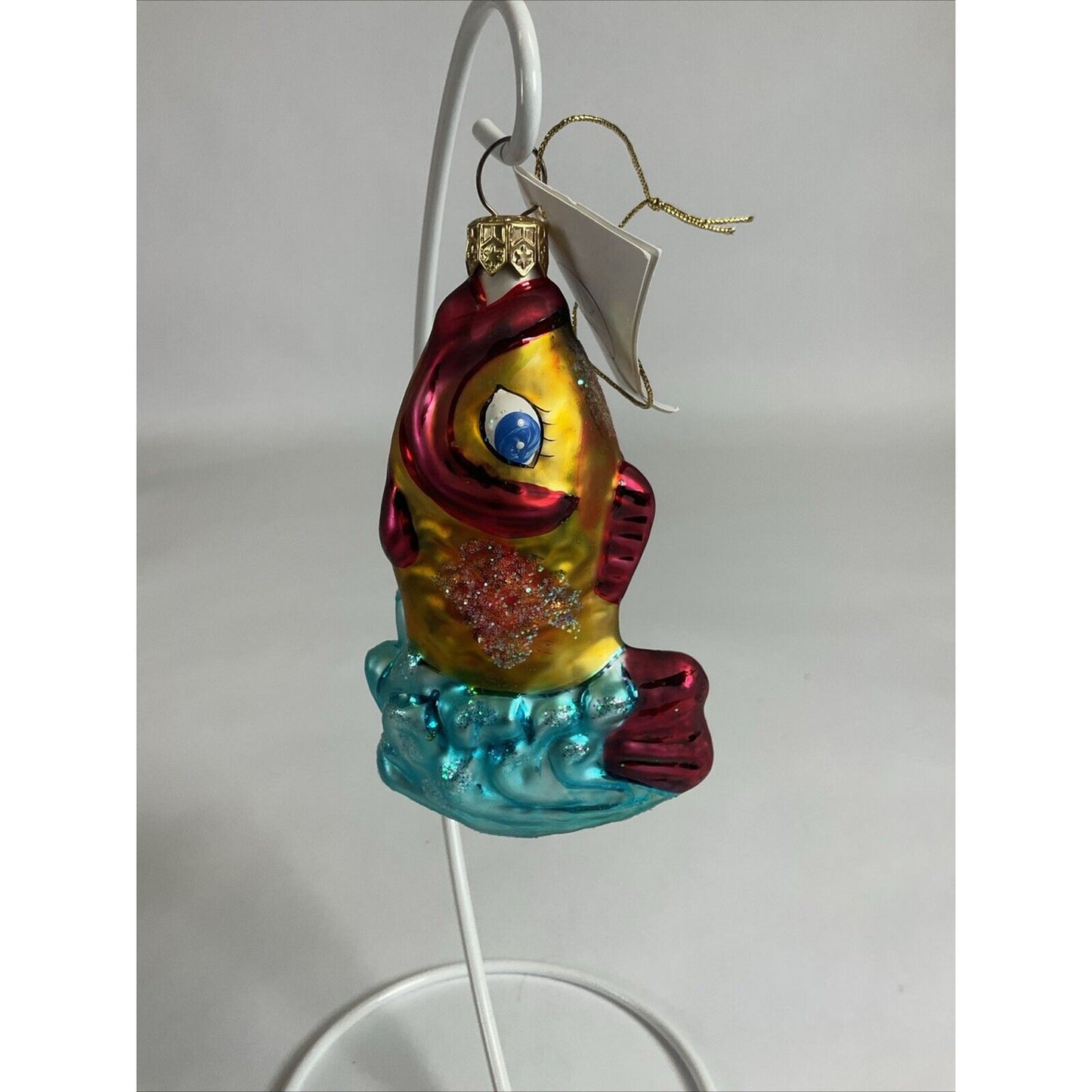 Christopher Radko, "SPLASH" Glass Christmas Ornament 1997