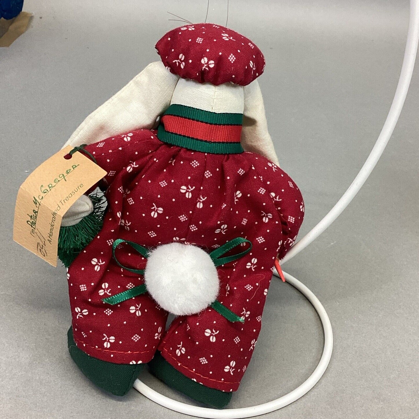 Peter McGregor And Anny McGregor Handcrafted Bunny Ornaments