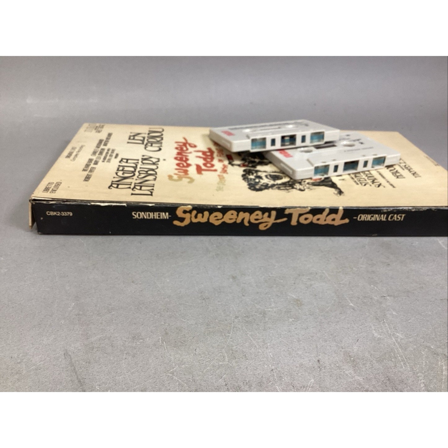 2 - Sweeney Todd The Demon Barber of Fleet Street 1979 Cast Recording Cassettes