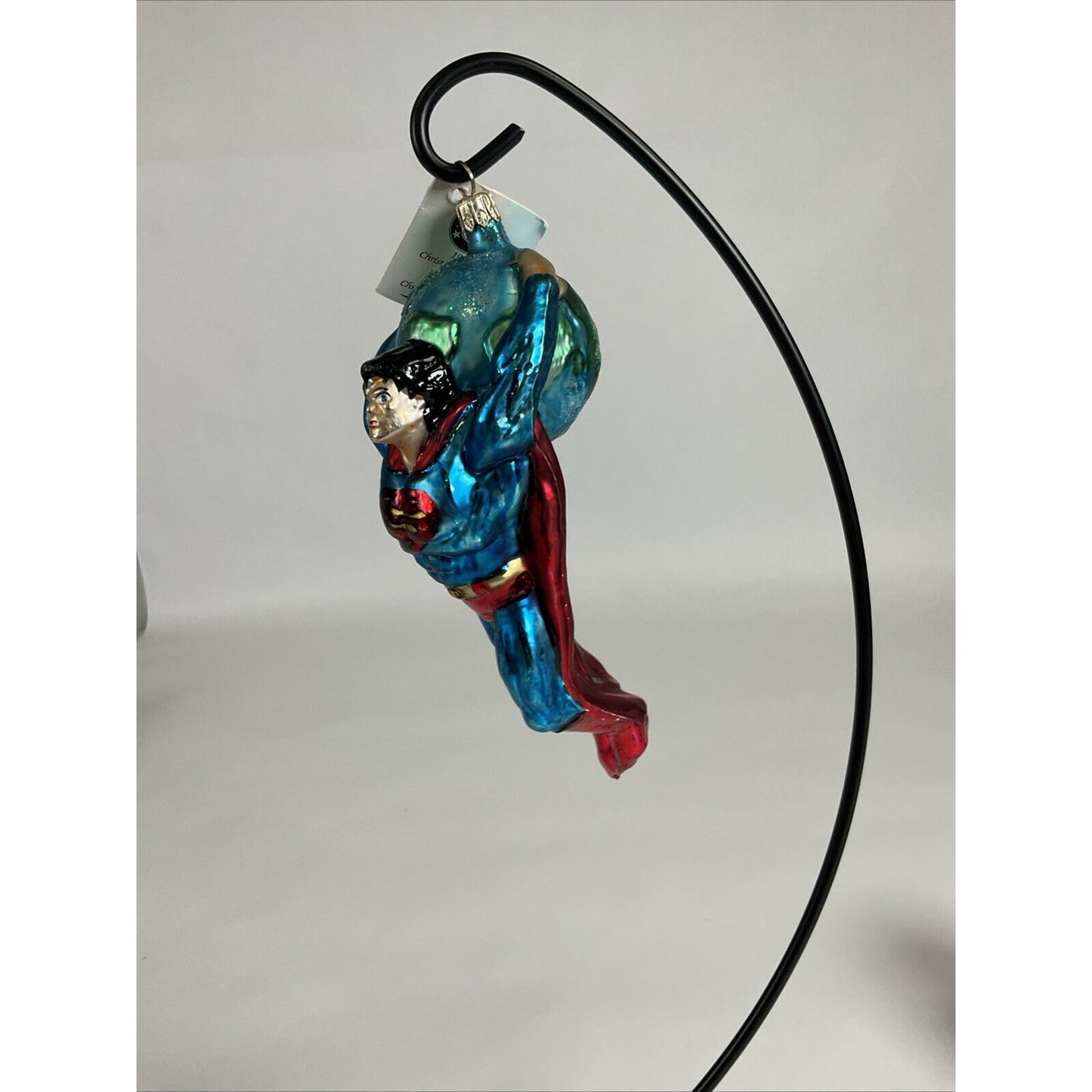 DC Warner Bros Store Christopher Radko Superman 1996 Glass Limited Ornament