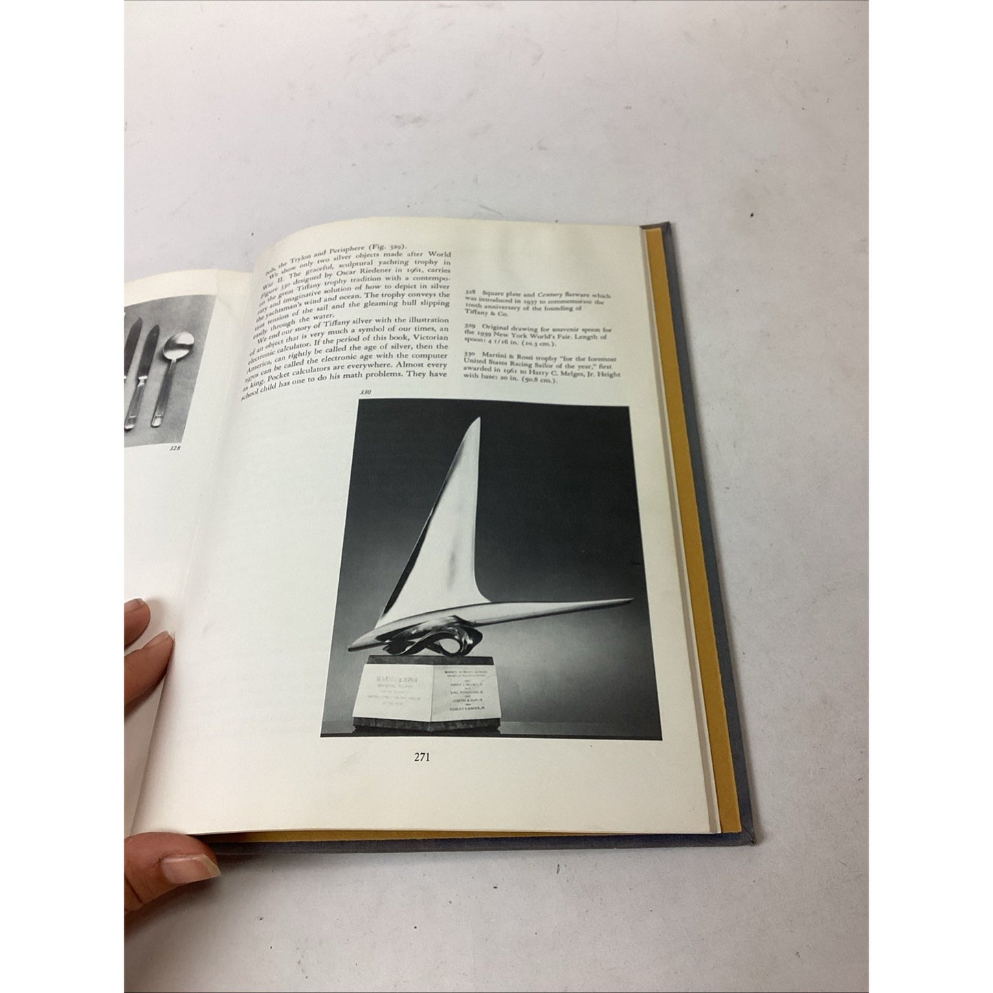 Tiffany Silver Hardcover Book - 1978 - By Charles H. Carpenter & Mary Carpenter