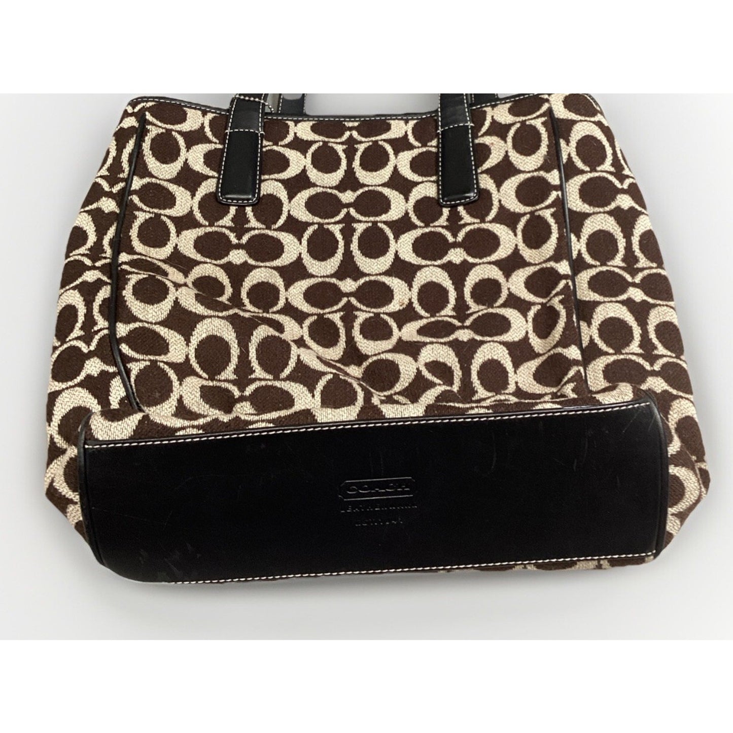 Coach Signature Shoulder Hand Bag #E0J-8131