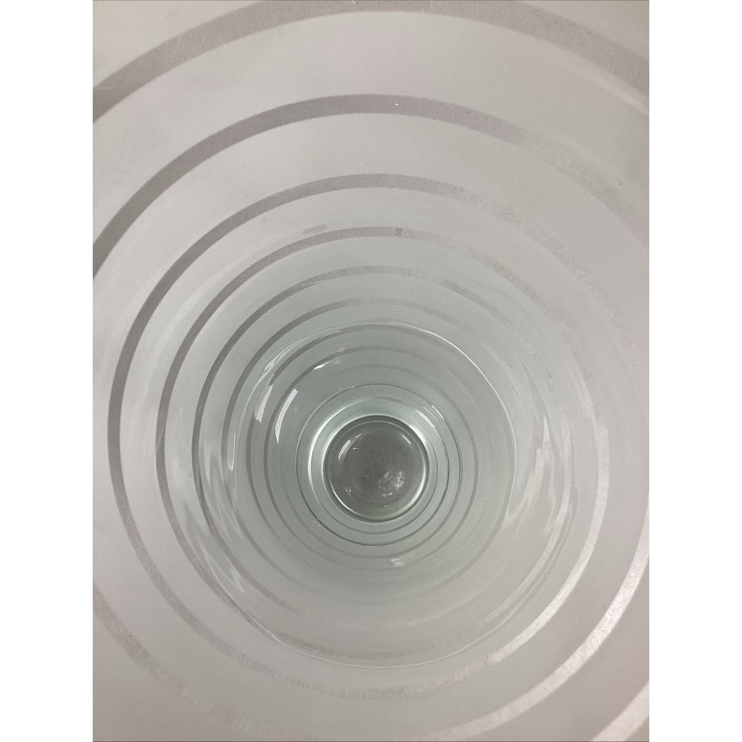Large Glass Striped Vase - 13 1/4”H