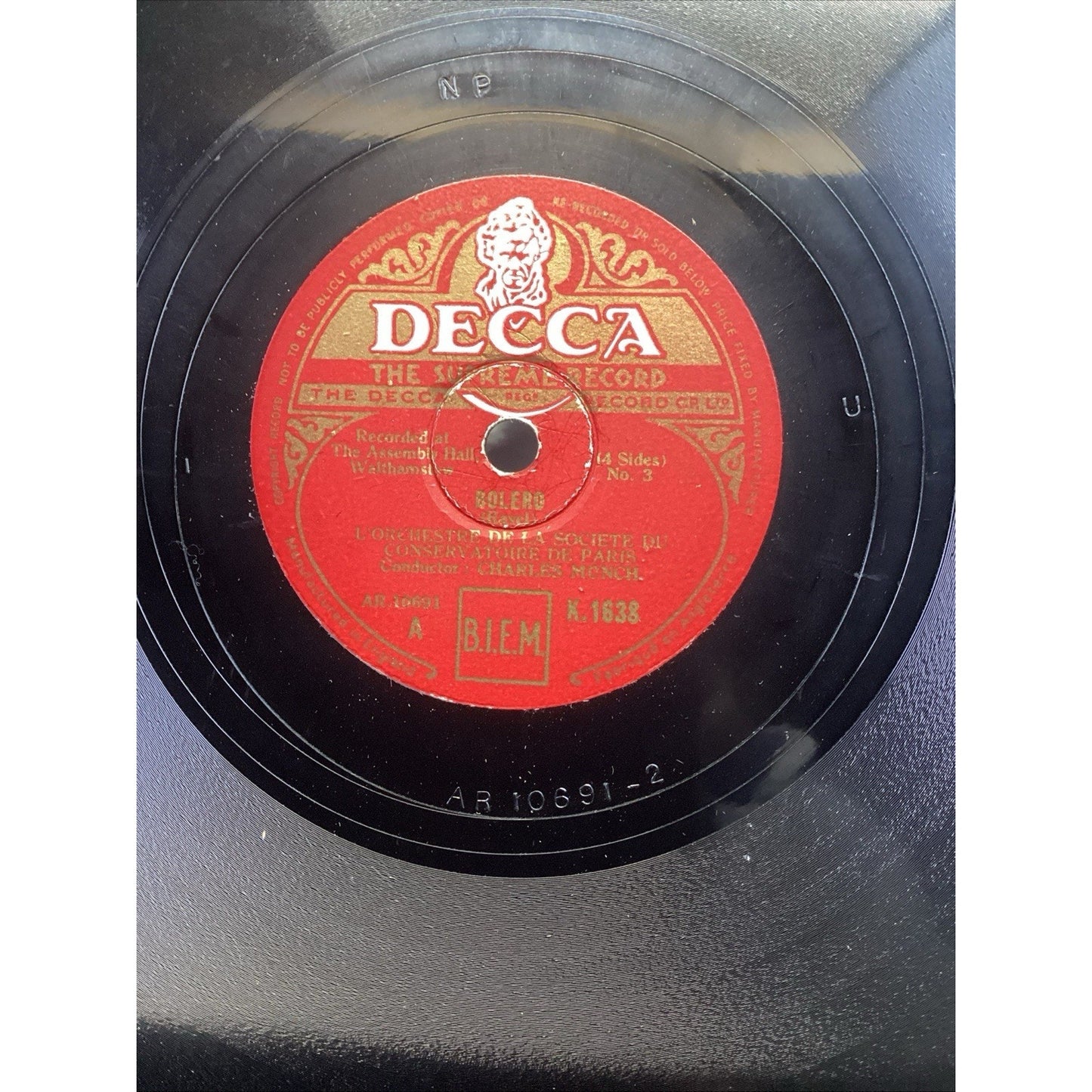 Decca Supreme Record- London Symphony Orchestra, L’Orchestre De La Societe Paris
