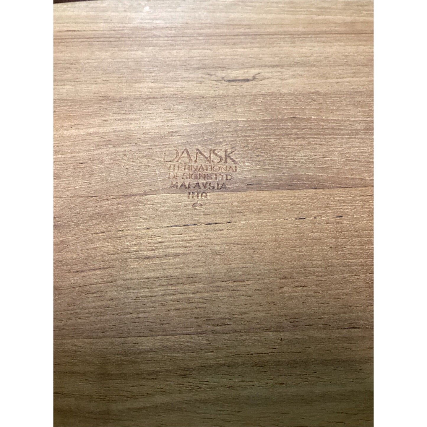 MCM Dansk Oval Teak Cutting Serving Tray - 22.5”