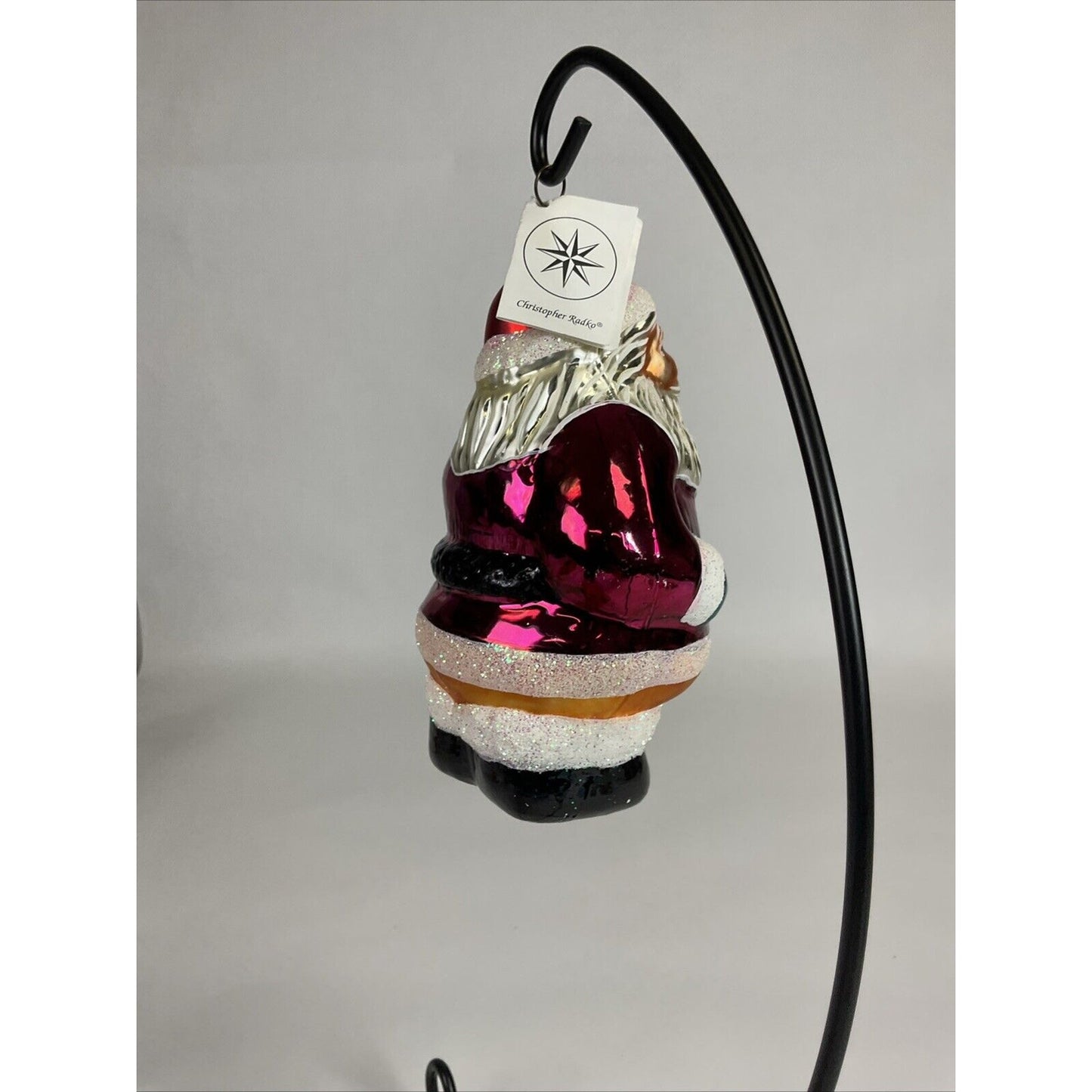 Radko ROUND ABOUT SANTA Christmas Ornament LARGE