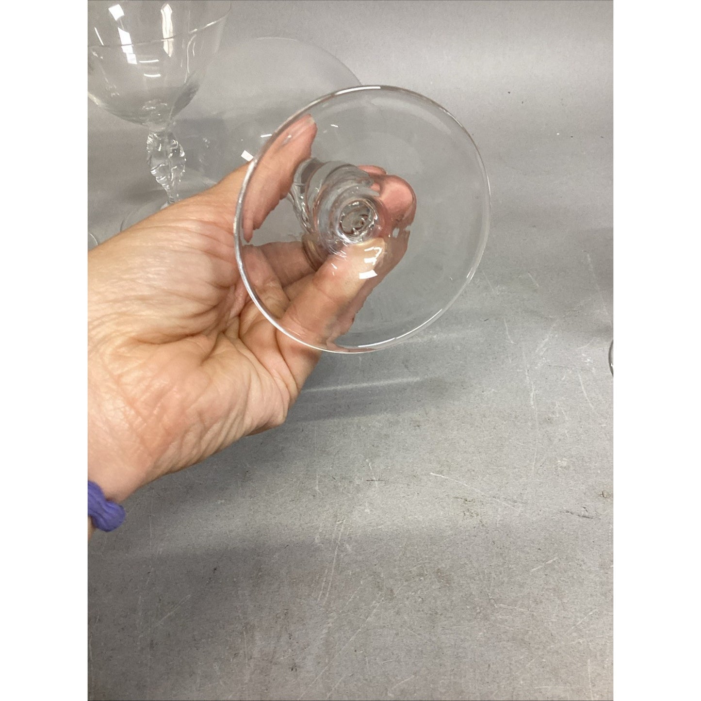 Set Of 5 - Wine Glasses And Water Goblets