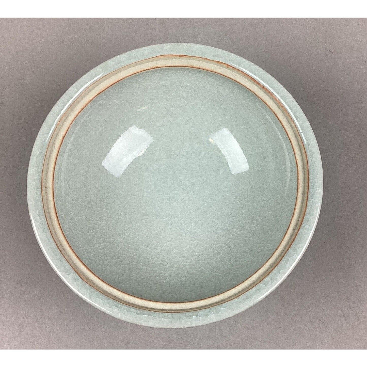 Vintage Blue Pedestal Bowl With Lid W/ Silver Frog - 7 3/4”