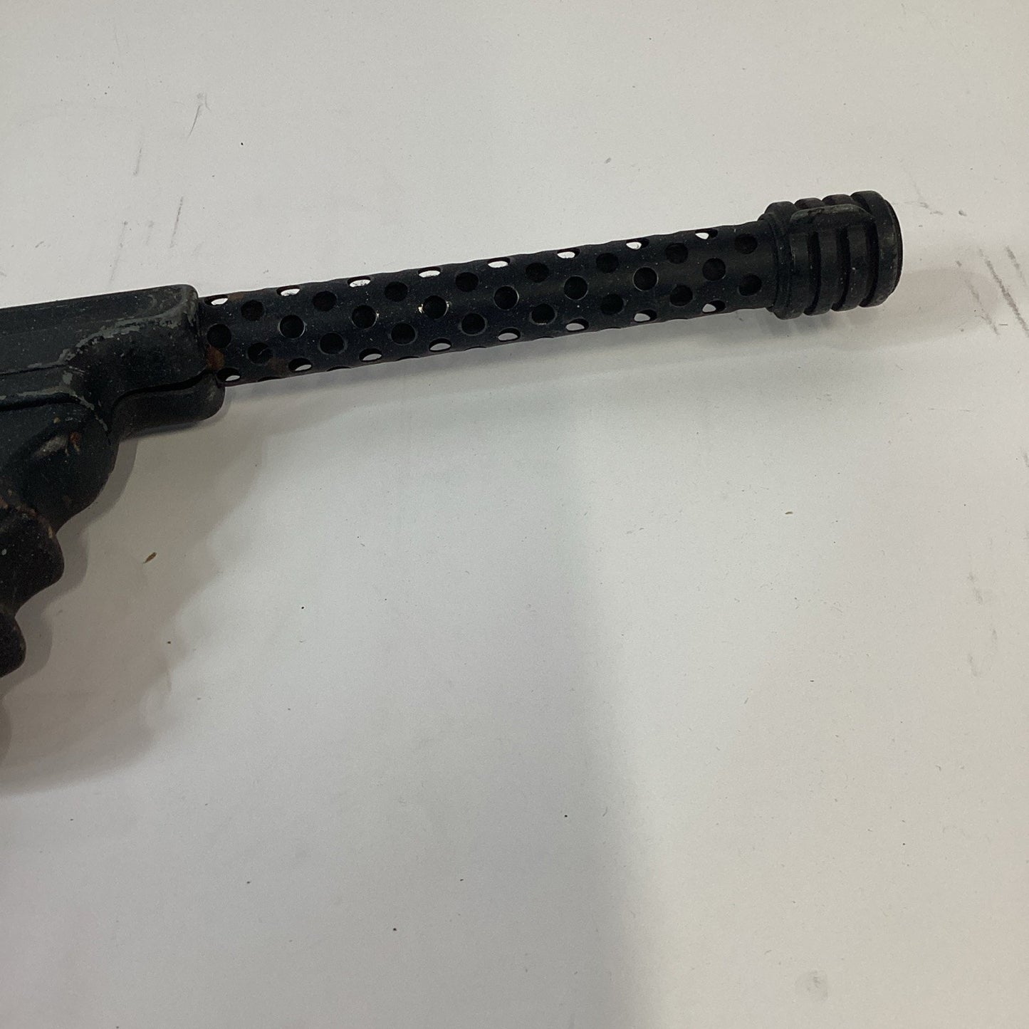 Vintage Commandos Automatic 25 Metal Toy Machine Gun - 27.5”L Heavy Cast Rifle