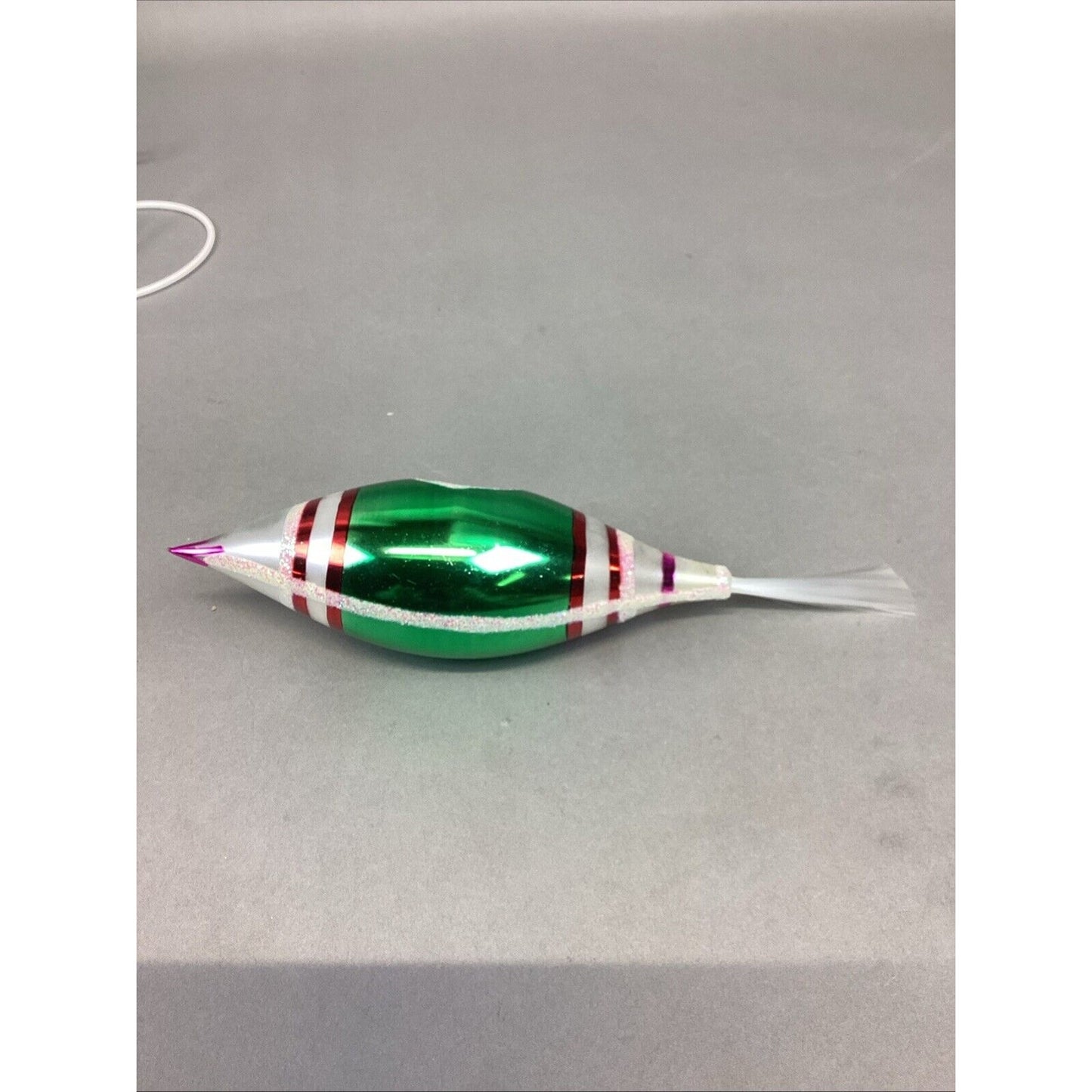 4 Glass Christmas Ornaments - Damaged