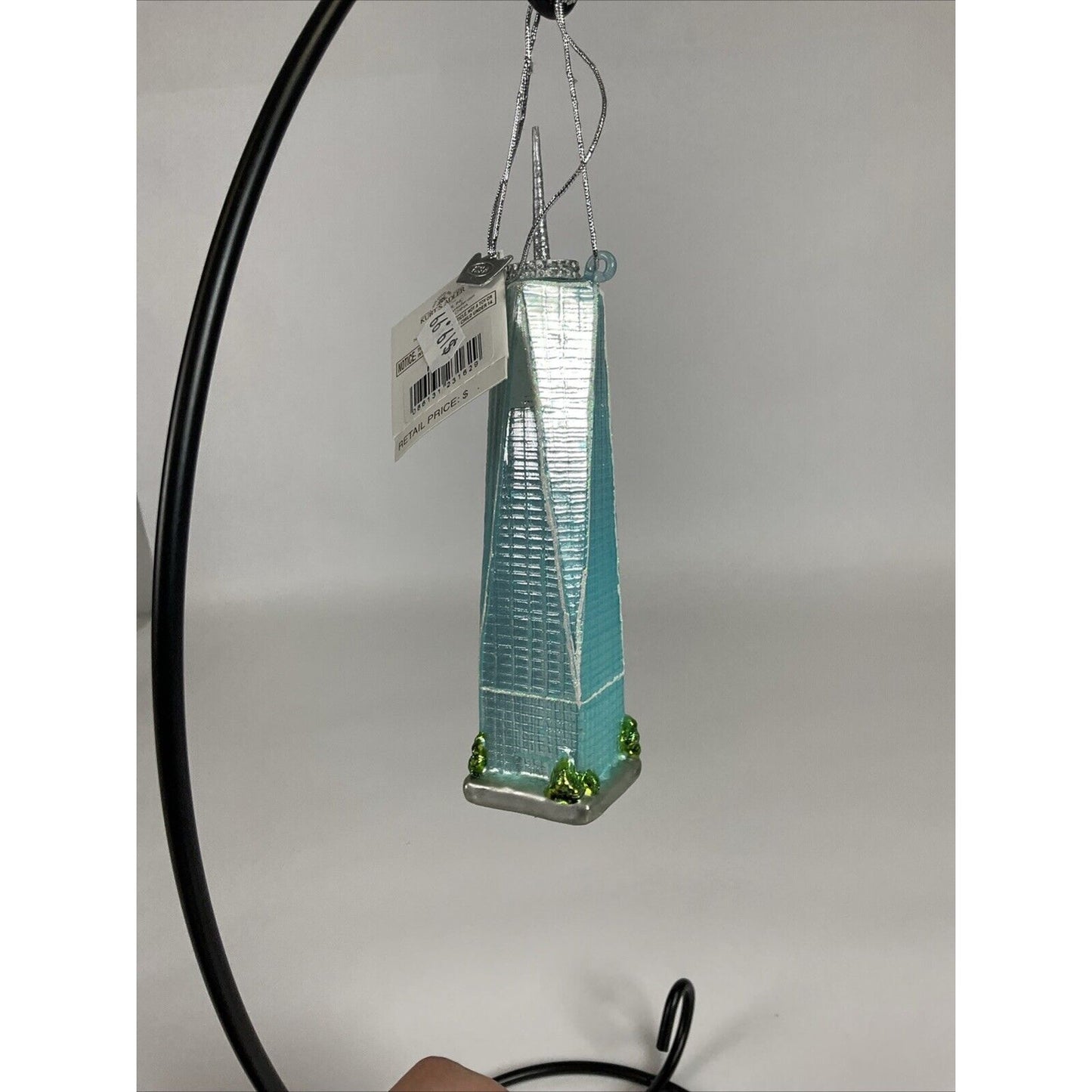 Kurt Adler Noble Gems Freedom Tower Ornament