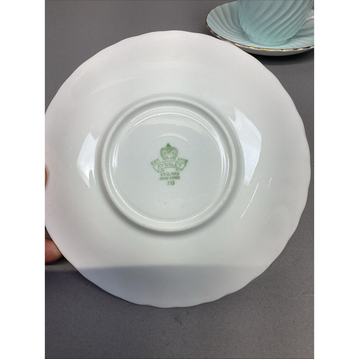 VTG Miscellaneous Lot Of 9 - Royal Albert/Royal York/Aynsley Cups/Saucers/Plates