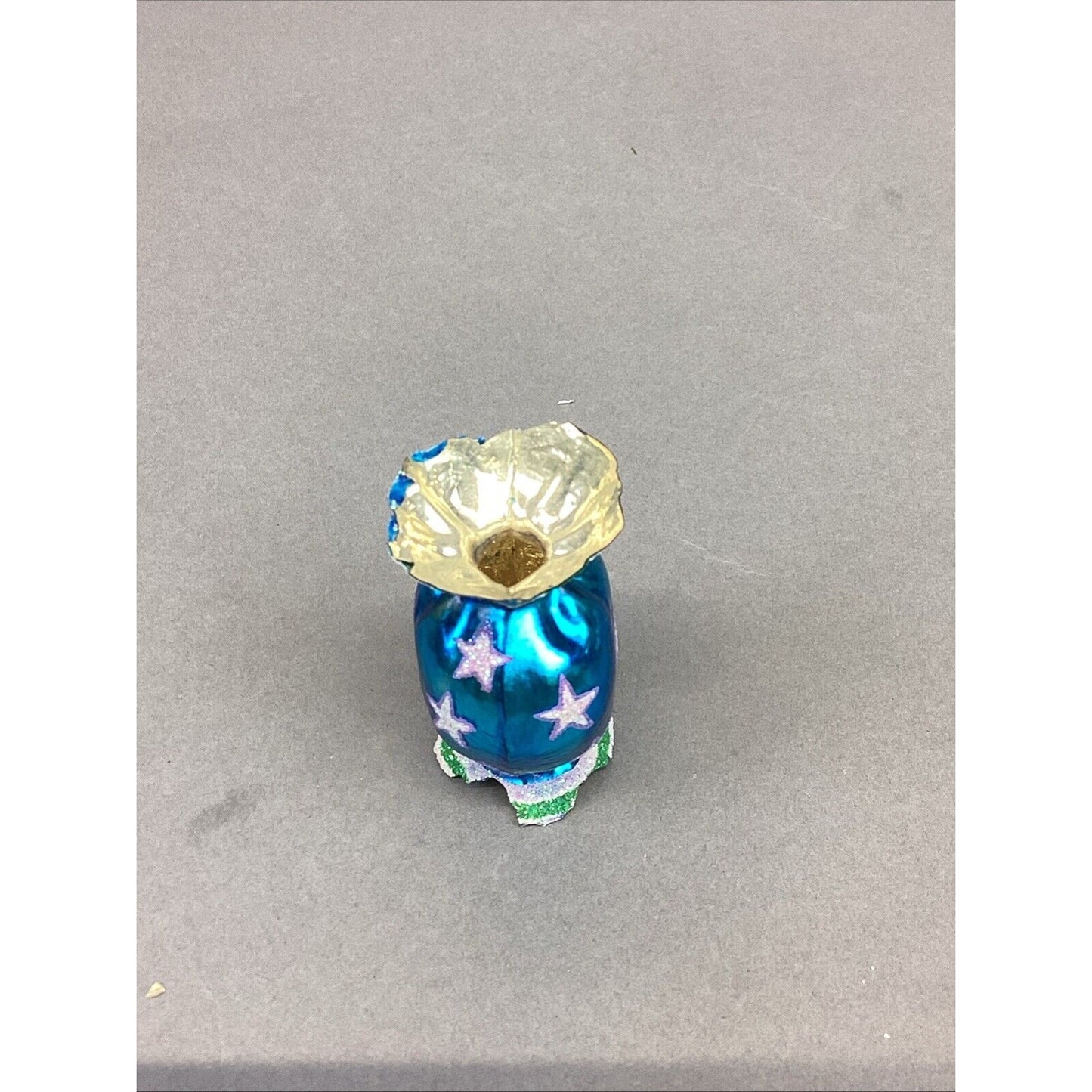 4 Glass Christmas Ornaments - Damaged