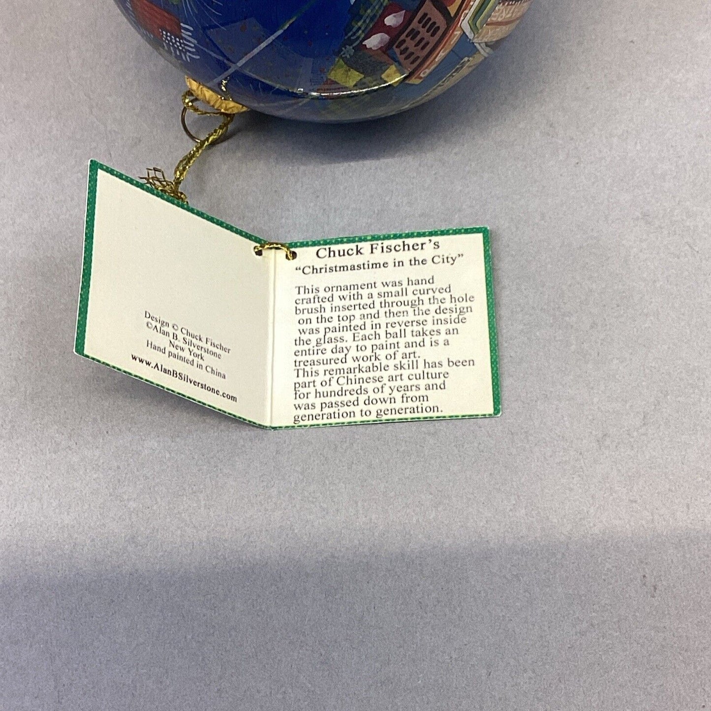 Chuck Fischer’s Christmas In The City - New York Times Square - Handpainted