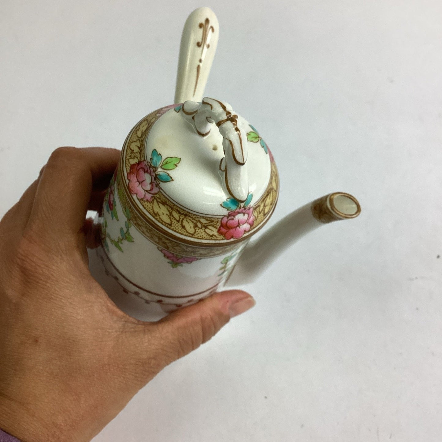Royal Worcester Coffee Or Teapot With Handle - Made In England - #645537