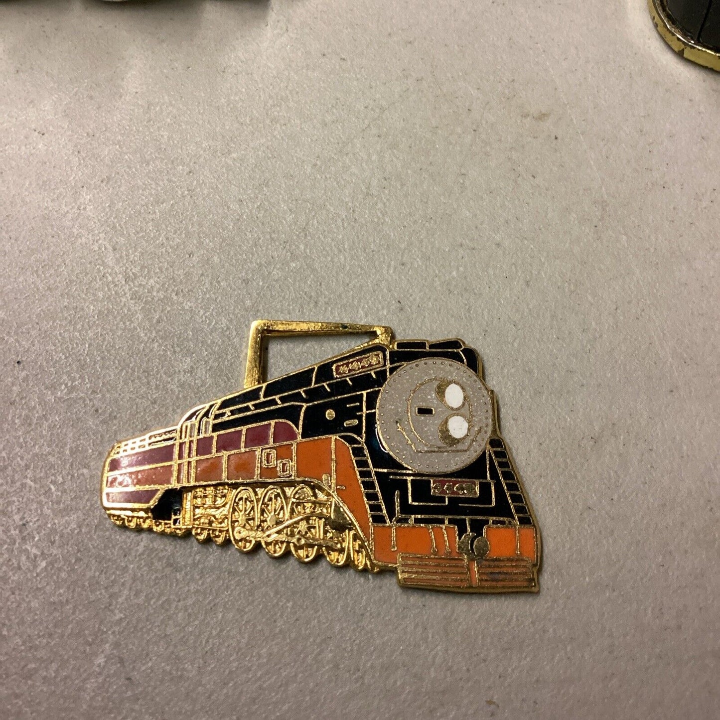 Lot Of 3- Train Tin W/ Playing Cards, Model Locomotive, & Reed & Barton Ornament