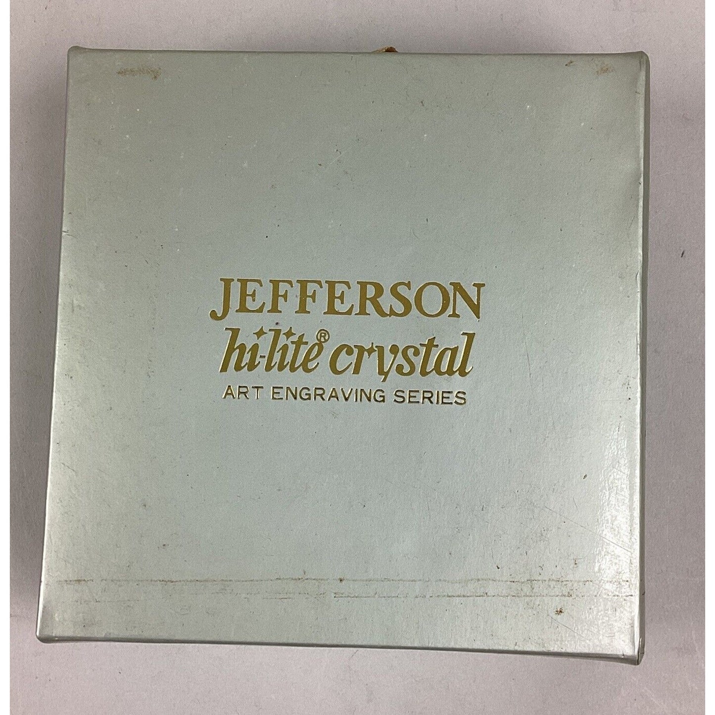 Jefferson Hi-Lite Crystal Art Engraving Series Tennis Player Paper Weight