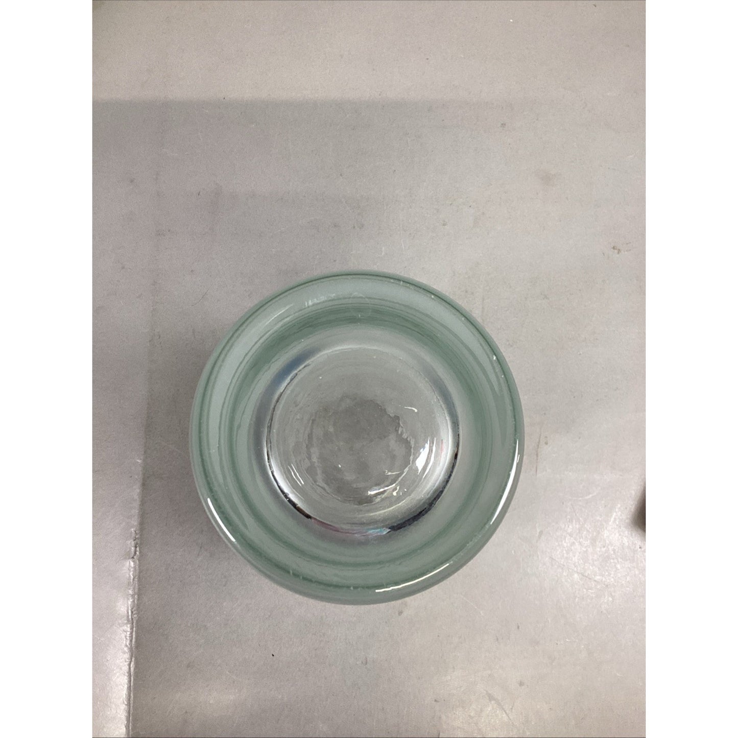 Large Glass Striped Vase - 13 1/4”H