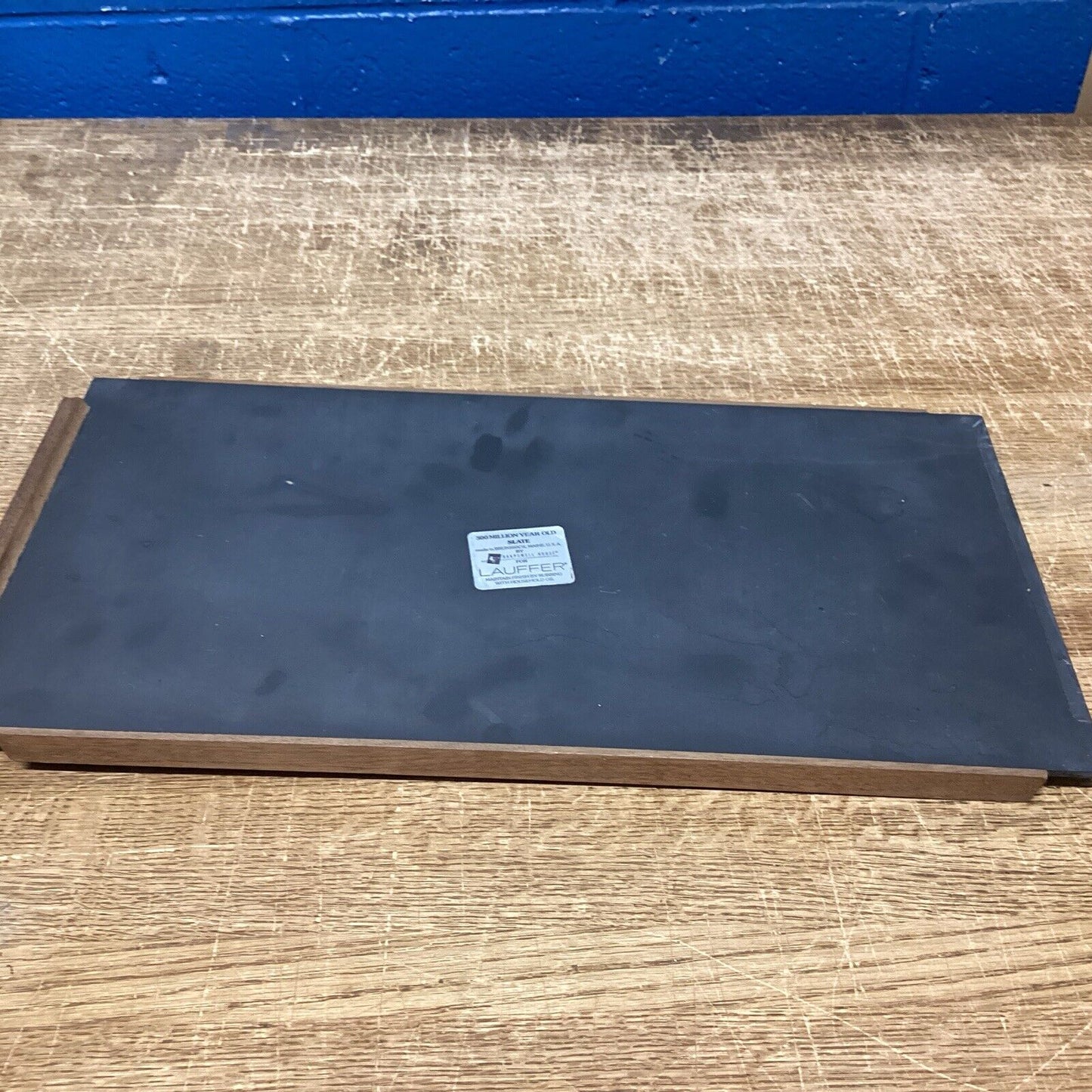 Lauffer 300 Million Year Old Slate Cutting Board/Serving Tray - 18.5x9.5”