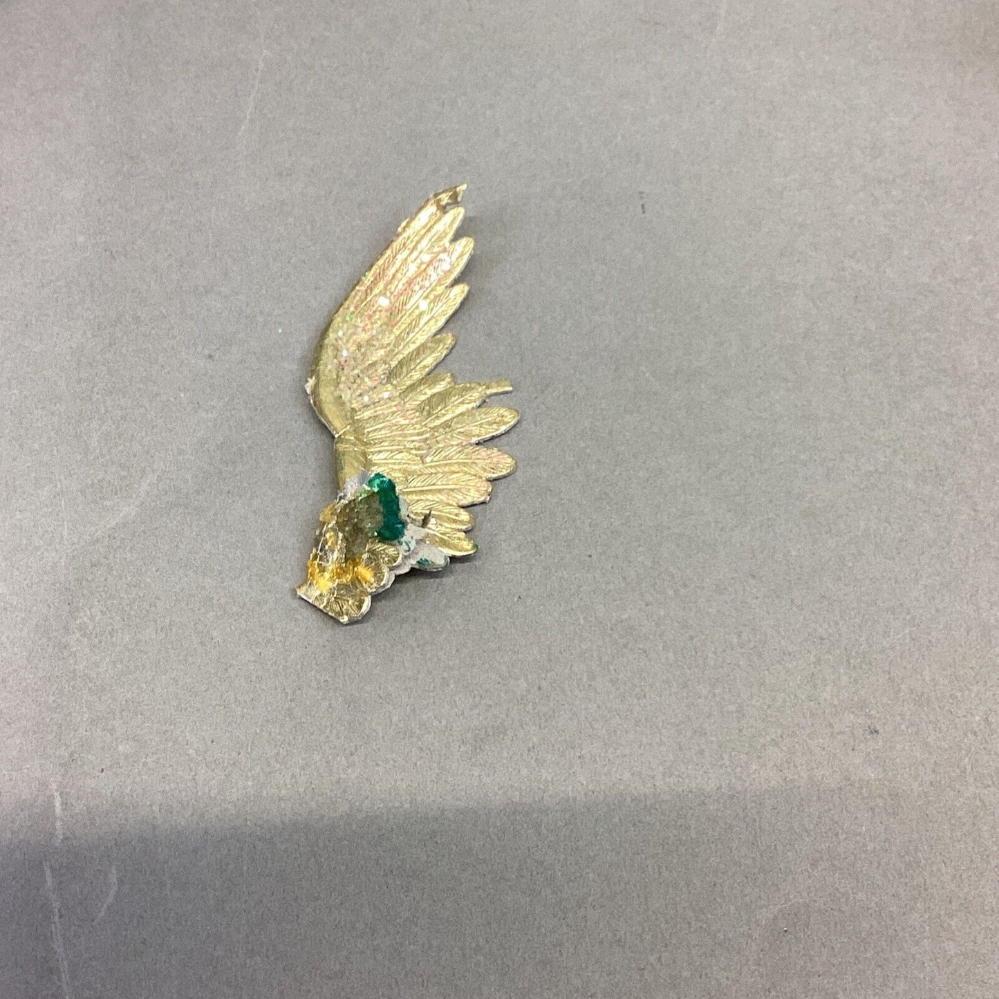 6 Vintage Christmas Ornaments - Angel, Nativity, Gold Balls, Champagne