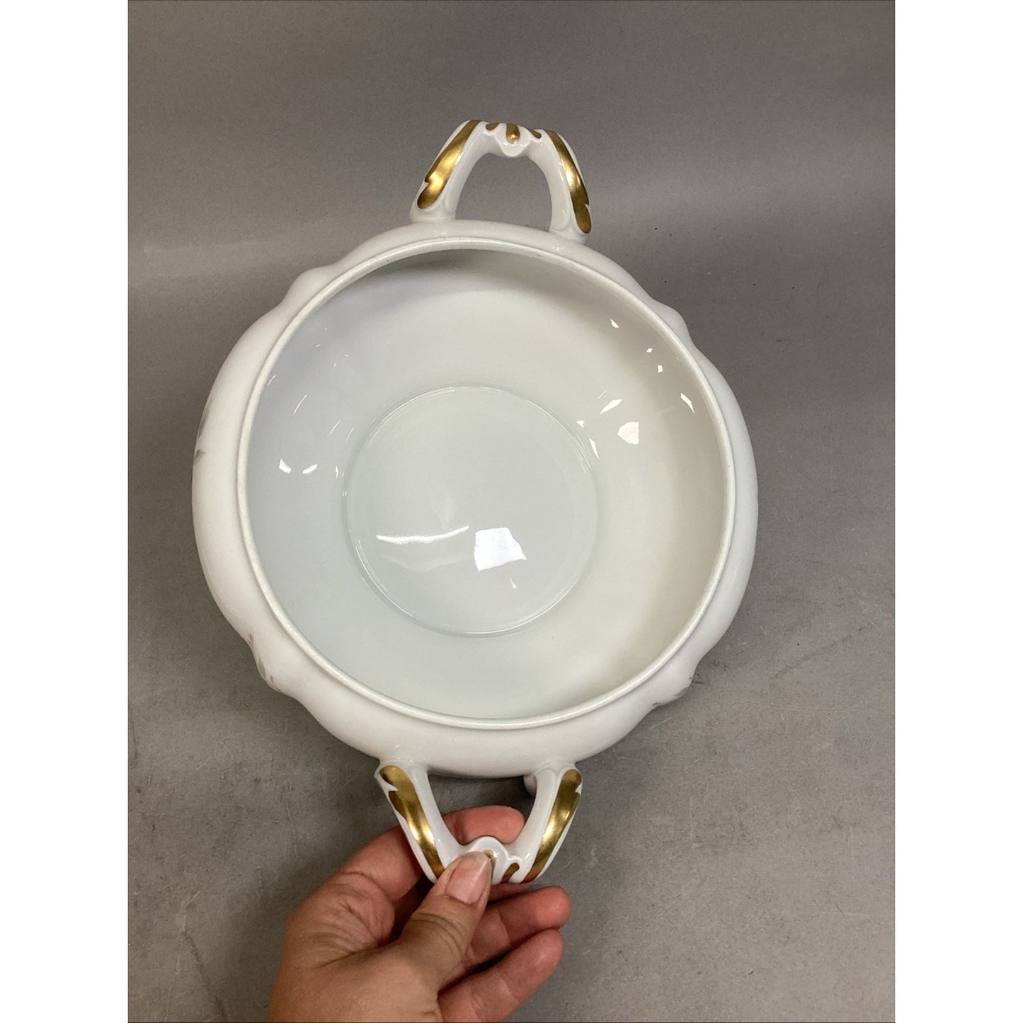 Vintage Heinrich H&Co SELB Porcelain Floral Covered Soup Tureen/Vegetable Bowl