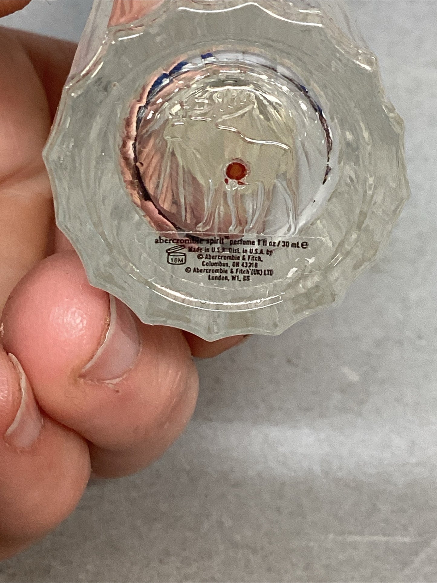 Abercrombie & Fitch Spirit Perfume - 1 oz -- 45% Full