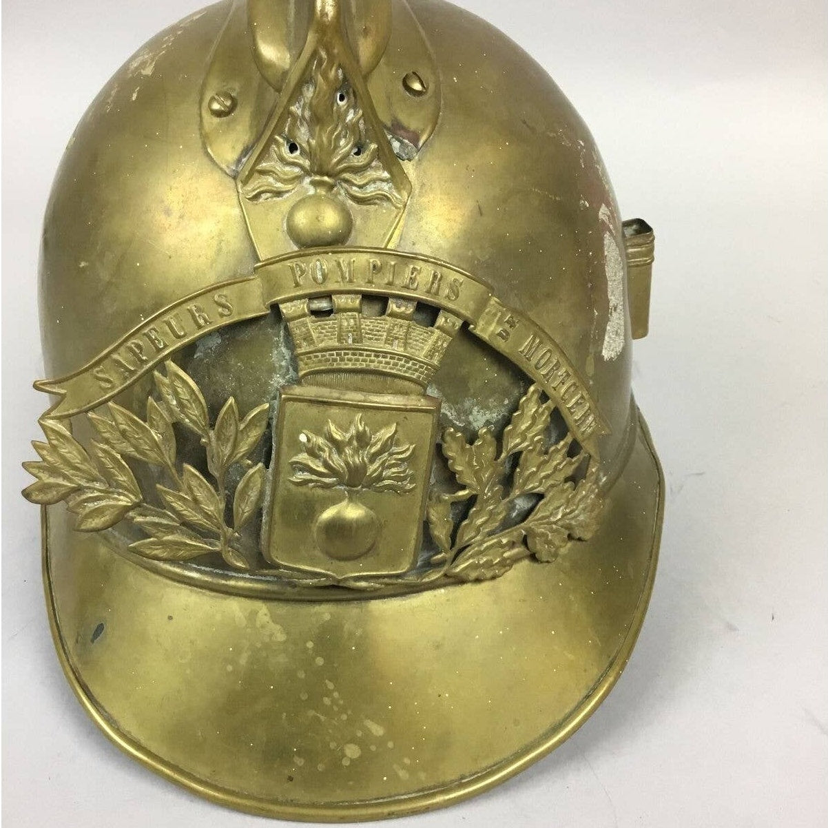 Helmet Firefighter Model 1895, Communne Of Villers France