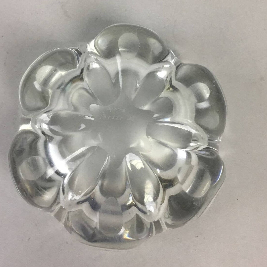 Orrefors Bosse K. Crystal Bowl or Ashtray Glass SWEDEN - Abstract