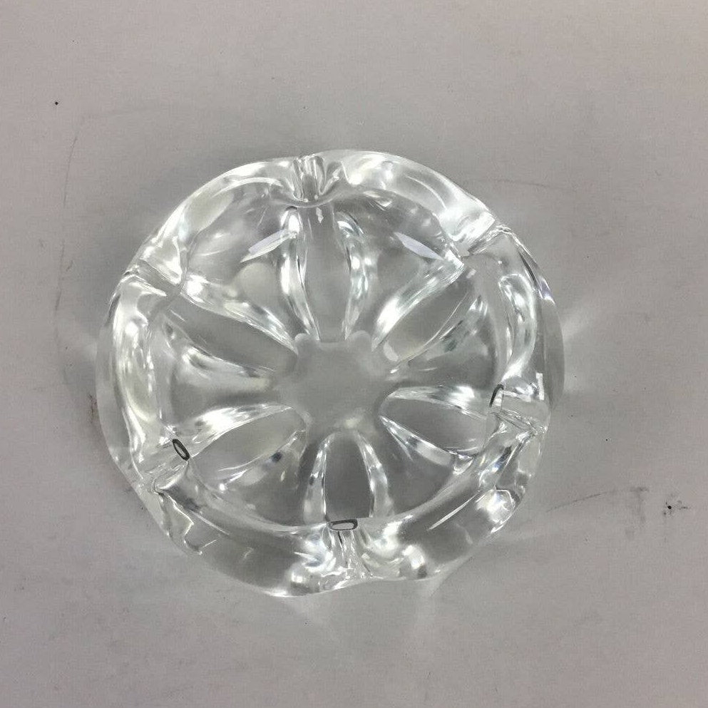 Orrefors Bosse K. Crystal Bowl or Ashtray Glass SWEDEN - Abstract